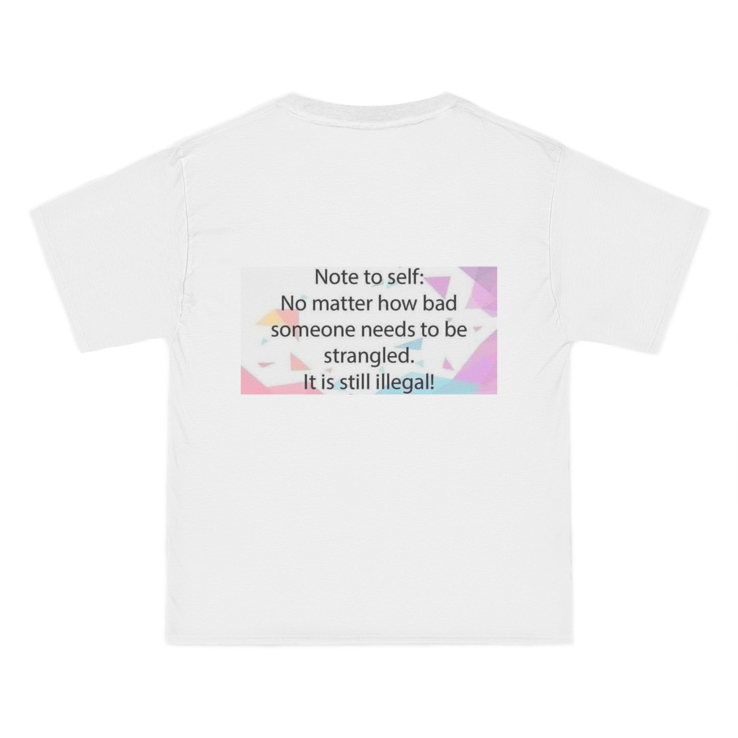 Note To Self Men's Short-Sleeve Crewneck Tee