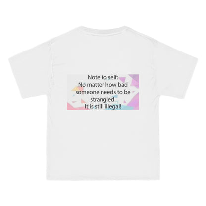 Note To Self Men's Short-Sleeve Crewneck Tee