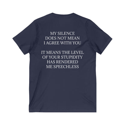 Speechless Unisex Short Sleeve V-Neck Tee