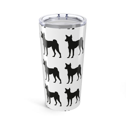 Basenji Silhouette Tumbler