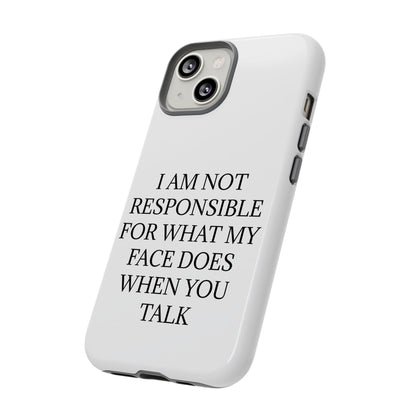When You Talk iPhone Case