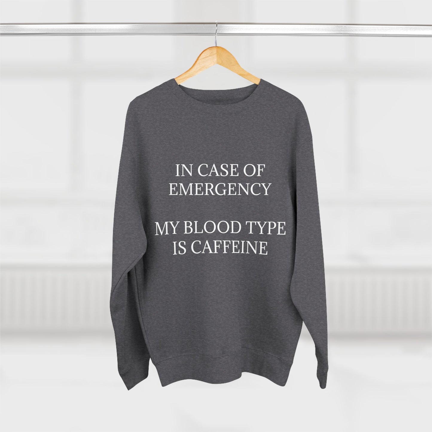 Blood Type Unisex Crewneck Sweatshirt
