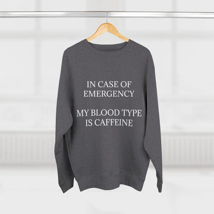 Blood Type Unisex Crewneck Sweatshirt