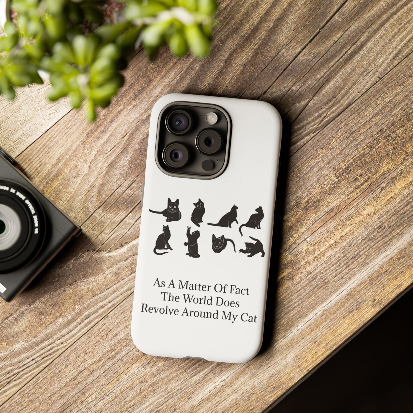 Matter Of Fact Cat iPhone Case