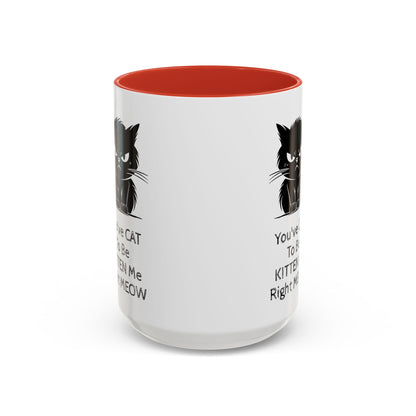 Kitten Me 2-Tone Coffee Mug