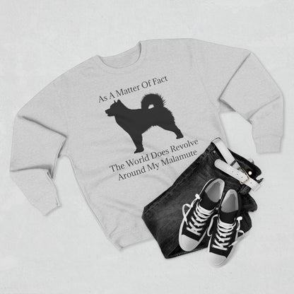 Matter Of Fact Malamute Unisex Crewneck Sweatshirt