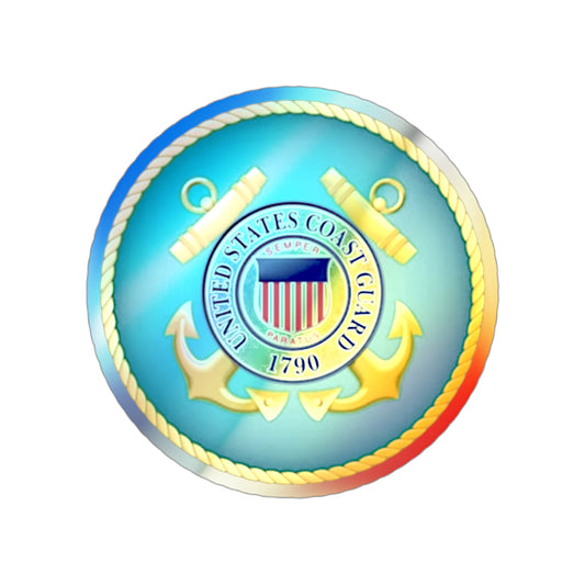 US Coast Guard Holographic Sticker