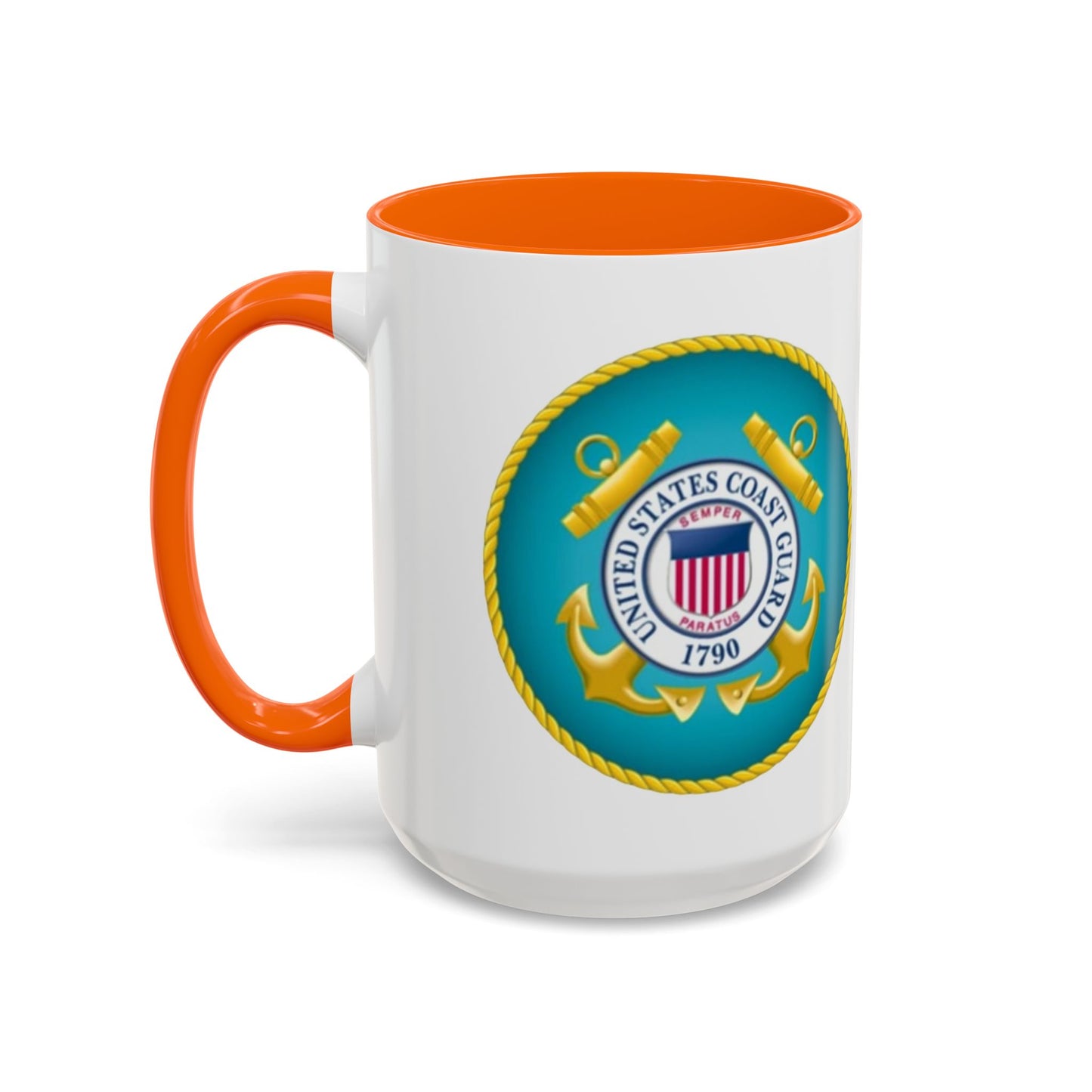 US Coast Guard 2-Tone Coffee Mug