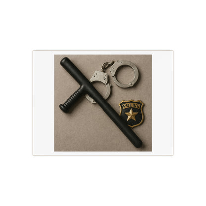 Law Enforcement Appreciation Ceramic Photo Tile
