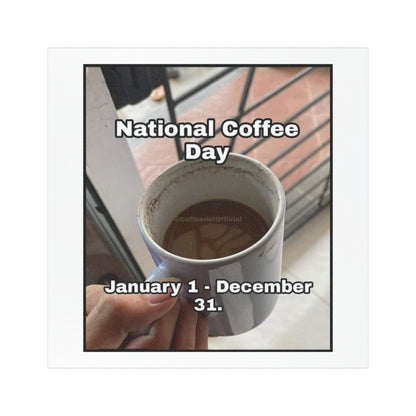 National Coffee Day Indoor/Outdoor Magnet