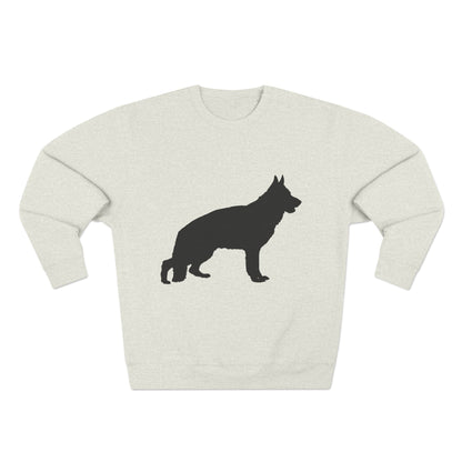 German Shepherd Silhouette Unisex Crewneck Sweatshirt