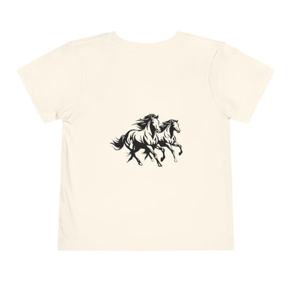 Horsin' Around Toddler Unisex Short Sleeve Crewneck Tee