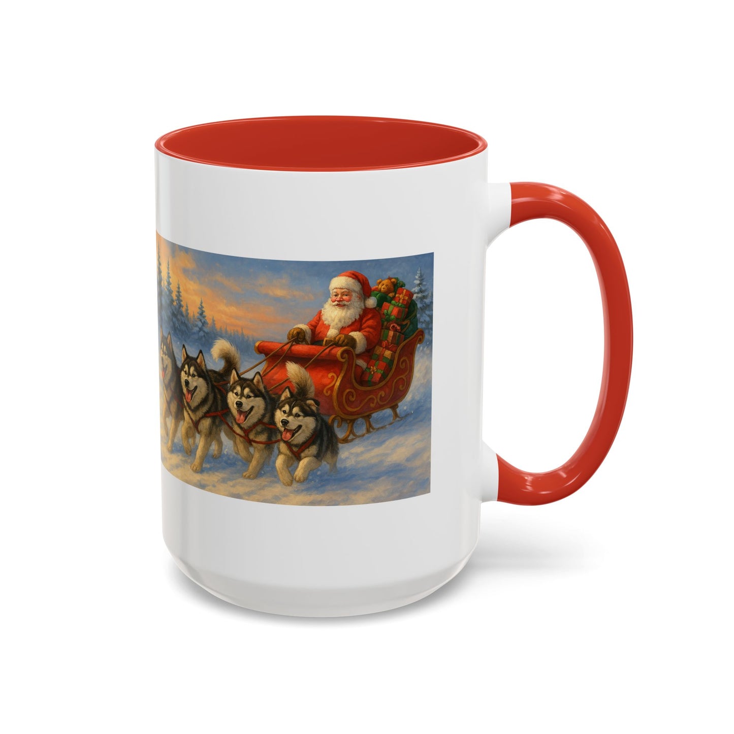 Dashing Through The Snow 2-Tone Coffee Mug