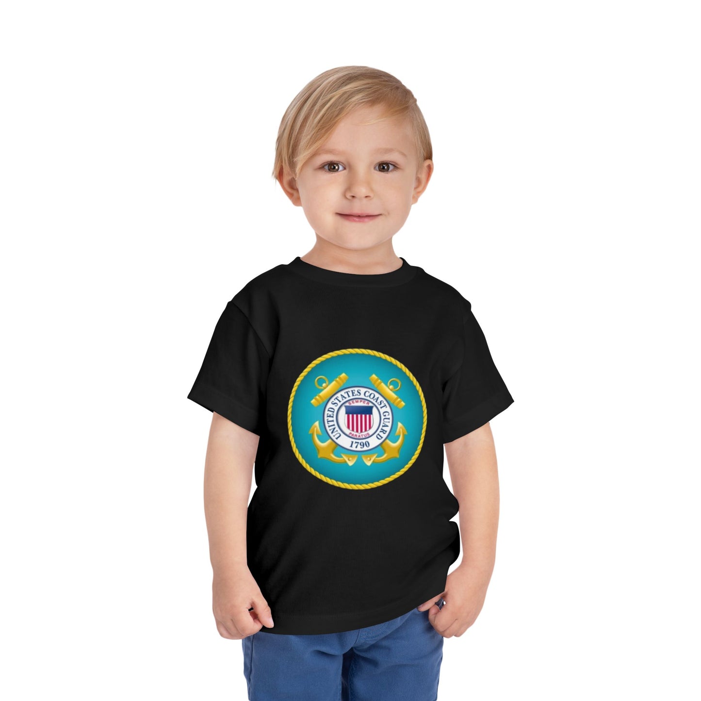 US Coast Guard Toddler Unisex Short Sleeve Crewneck Tee