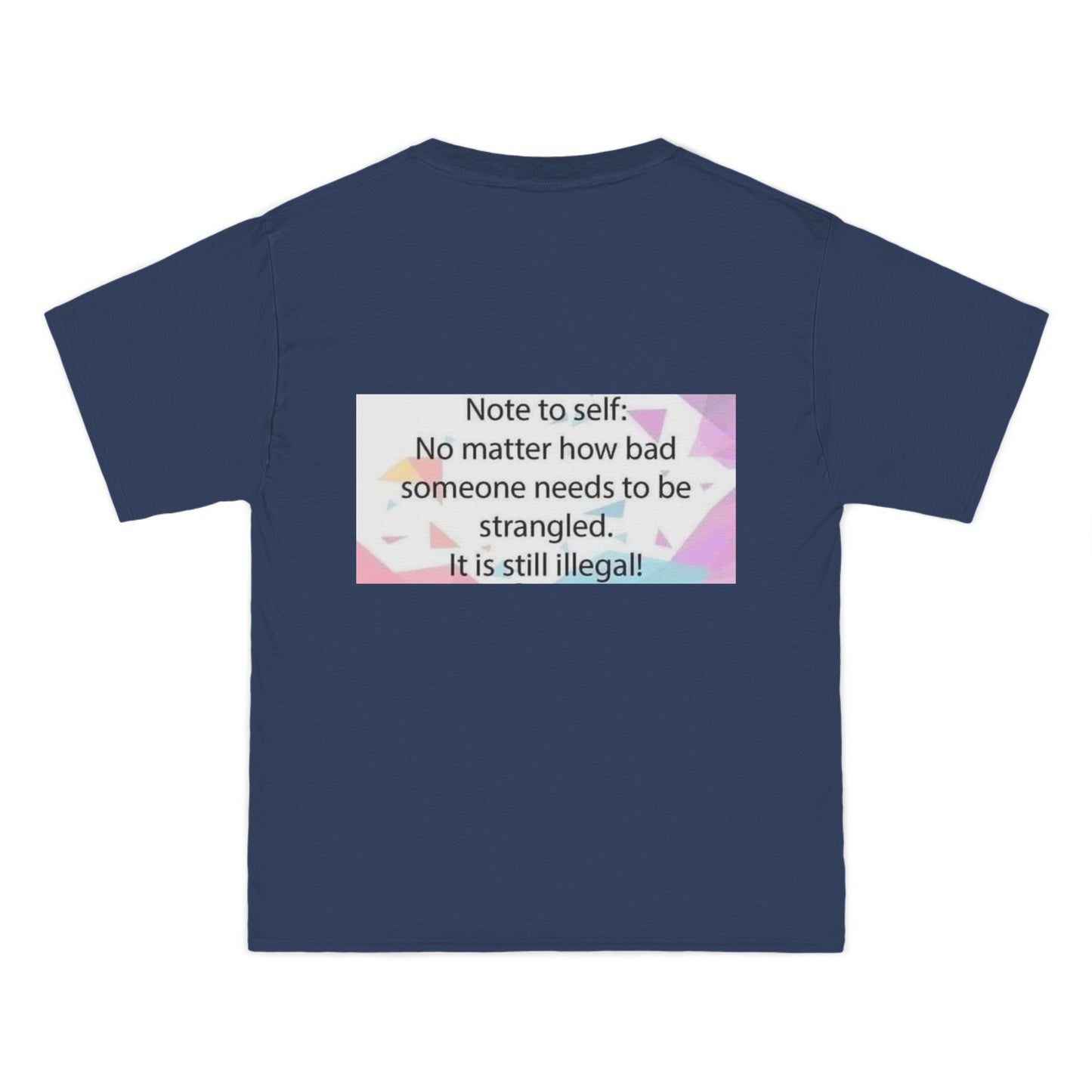 Note To Self Men's Short-Sleeve Crewneck Tee