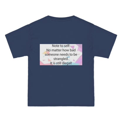 Note To Self Men's Short-Sleeve Crewneck Tee