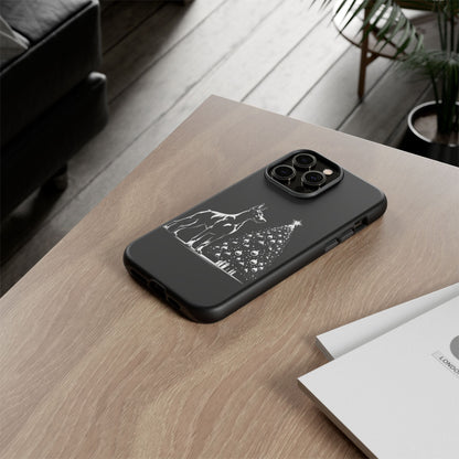 Doberman Christmas Tree iPhone Case