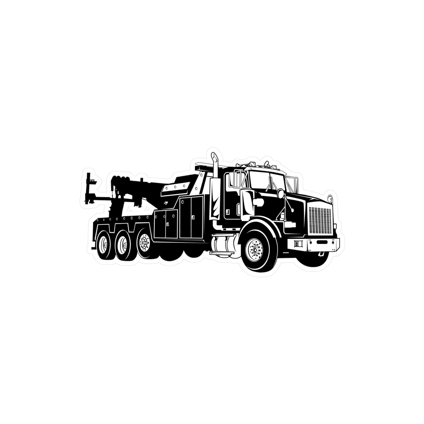 Heavy Tow Truck Vinyl Decal