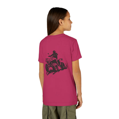 Slingin' Mud Quad Youth Unisex Short Sleeve Crewneck Tee