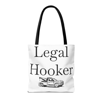 Legal H**ker Wheel Lift Tow Truck Tote Bag