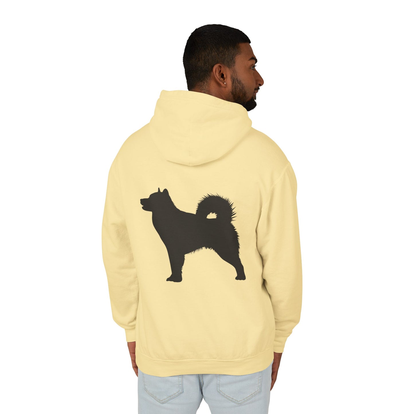 Malamute Silhouette Unisex Lightweight Hoodie