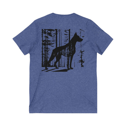 Guardian Of The Forest Unisex Short Sleeve V-Neck Tee
