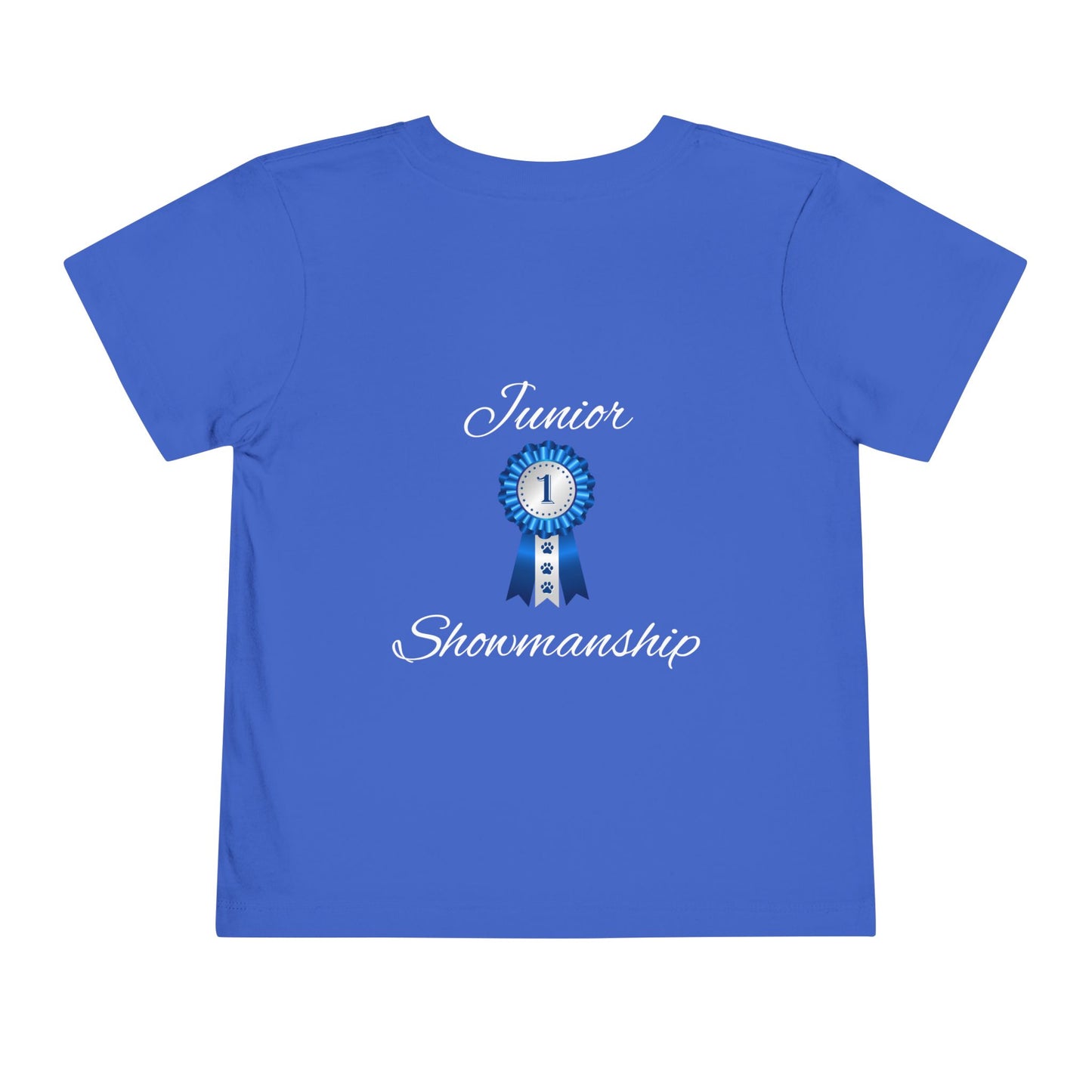 Junior Showmanship Toddler Unisex Short Sleeve Crewneck Tee