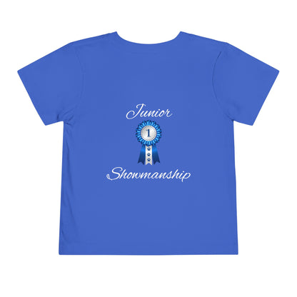 Junior Showmanship Toddler Unisex Short Sleeve Crewneck Tee
