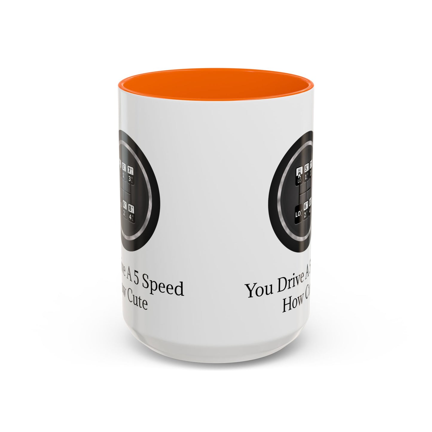 5 Speed How Cute 2-Tone Coffee Mug