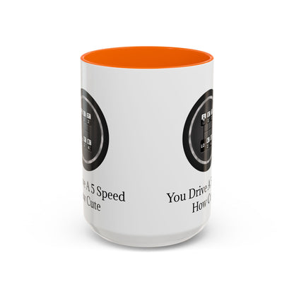 5 Speed How Cute 2-Tone Coffee Mug