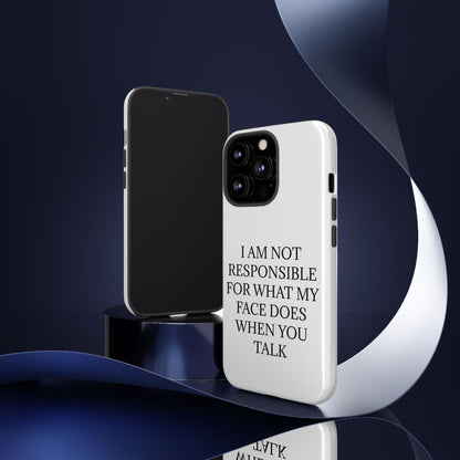 When You Talk iPhone Case