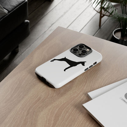 Doberman Silhouette iPhone Case