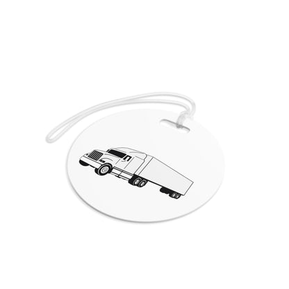 Semi Truck Luggage Tag