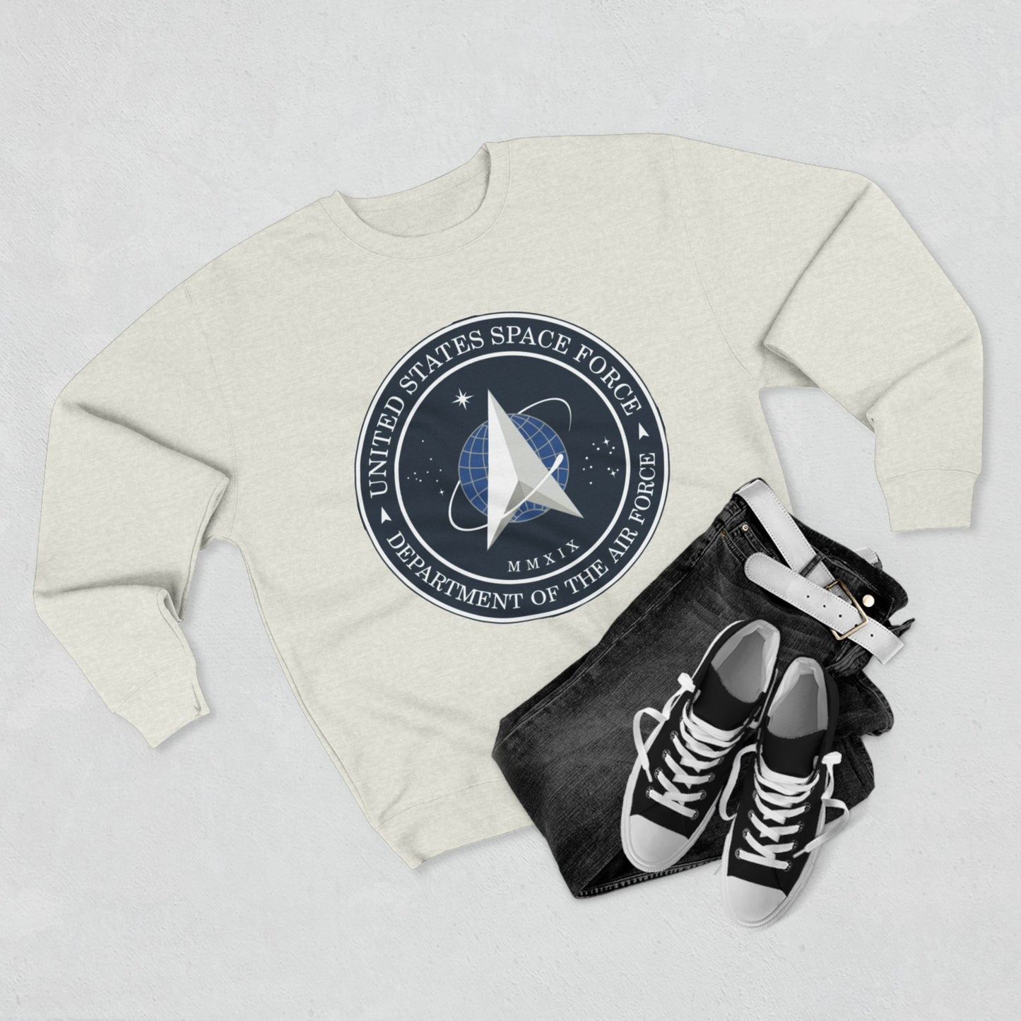 US Space Force Unisex Crewneck Sweatshirt