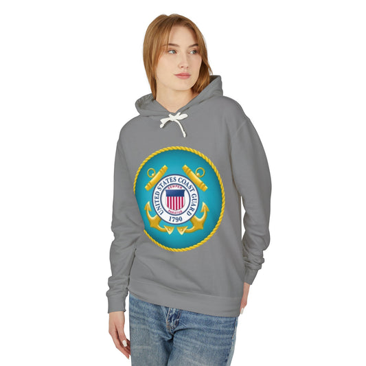 US Coast Guard Unisex Lightweight Hoodie