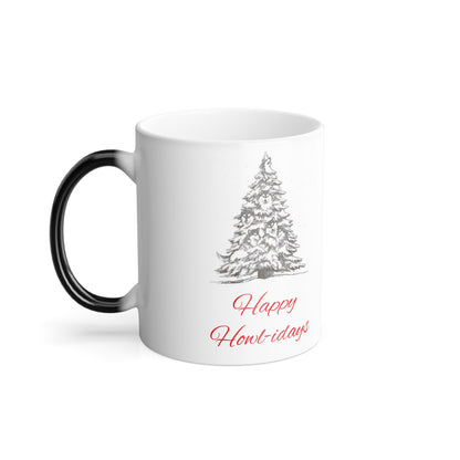 Happy Howl-idays Color Changing Mug