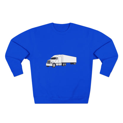 Semi Truck Unisex Crewneck Sweatshirt