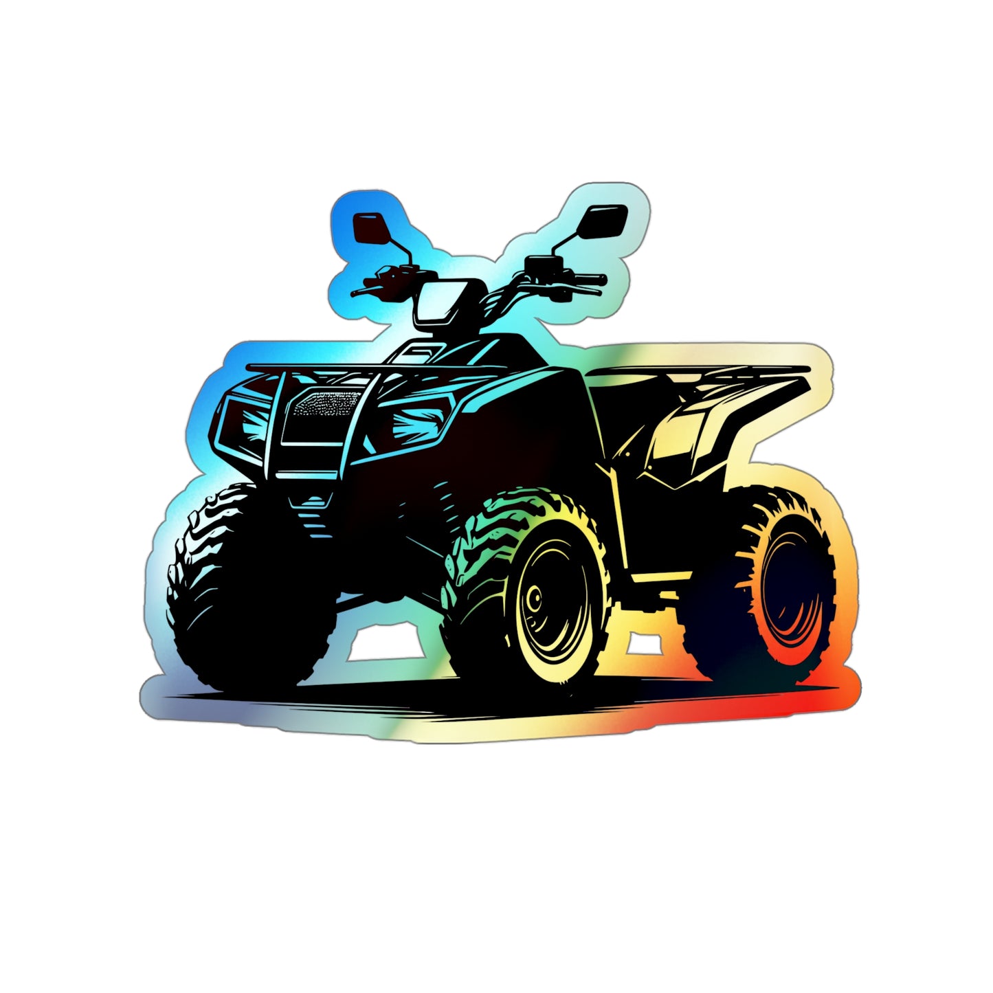 Off The Beaten Path Quad Holographic Sticker