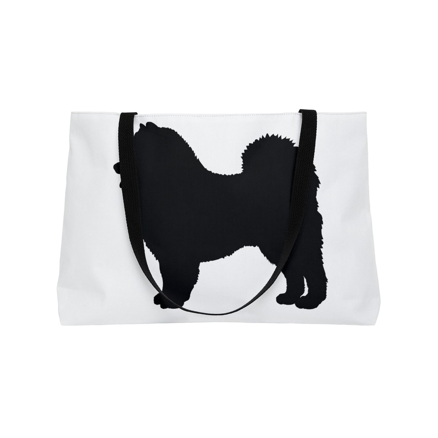 Samoyed Silhouette Weekender Tote Bag