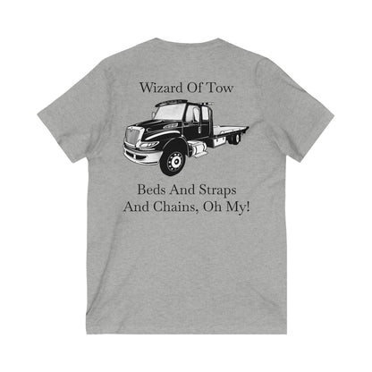 Wizard Of Tow Unisex Short Sleeve V-Neck Tee