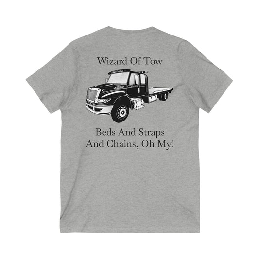 Wizard Of Tow Unisex Short Sleeve V-Neck Tee