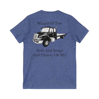 Wizard Of Tow Unisex Short Sleeve V-Neck Tee
