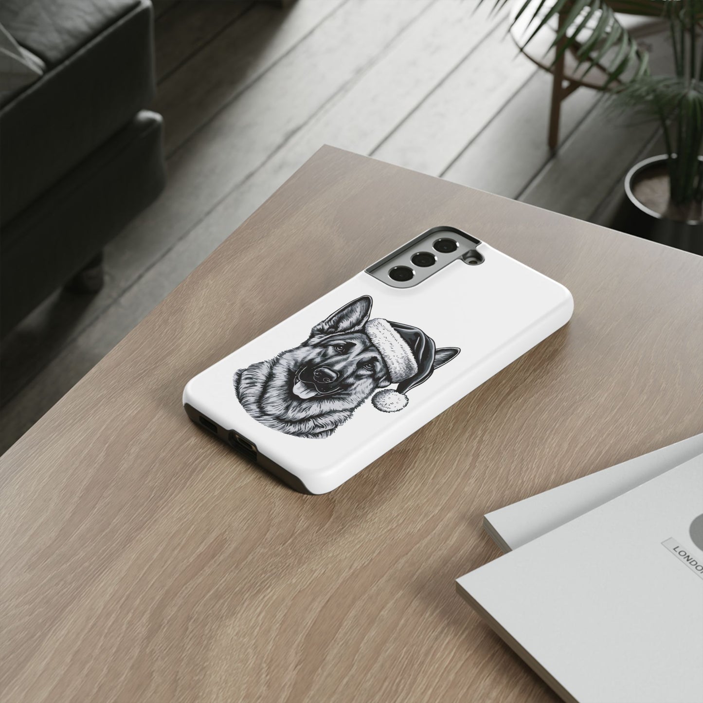 Santa Paws German Shepherd Samsung Case