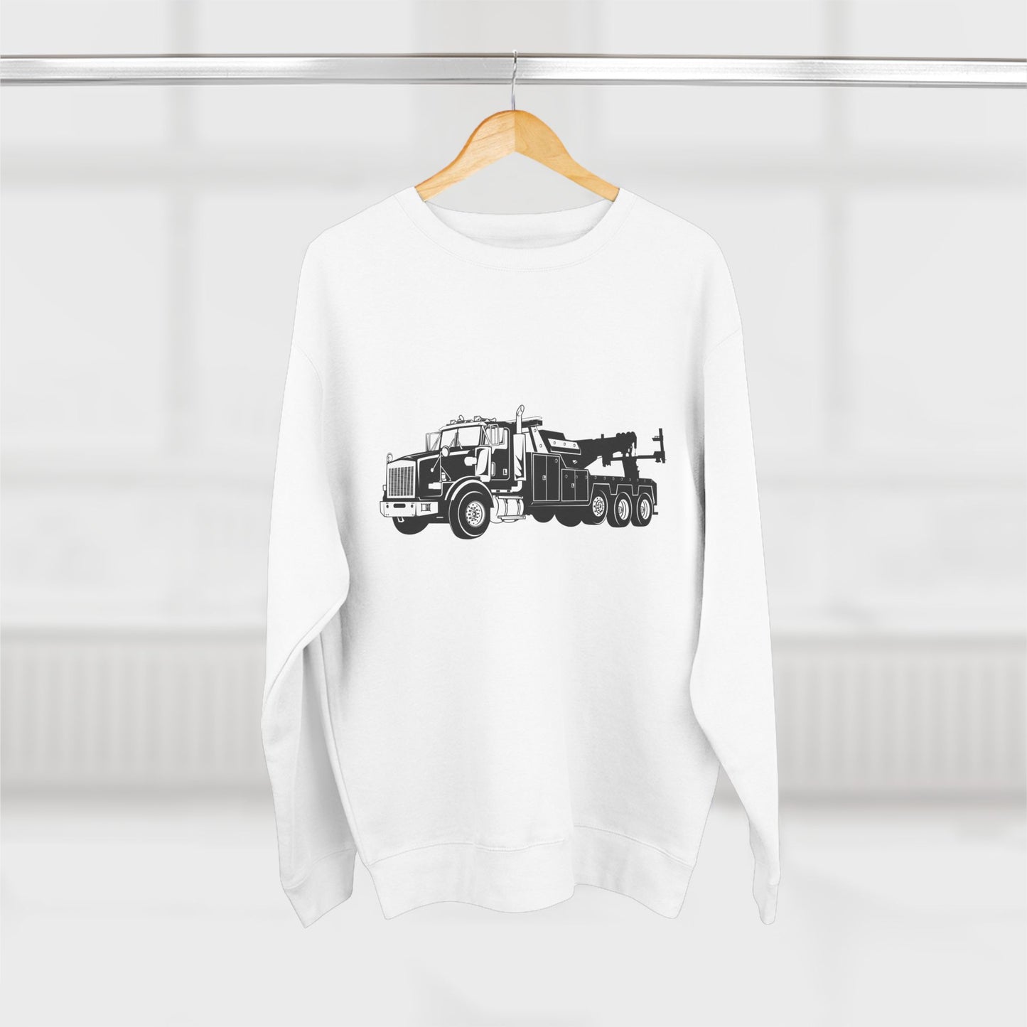 Heavy Tow Truck Unisex Crewneck Sweatshirt