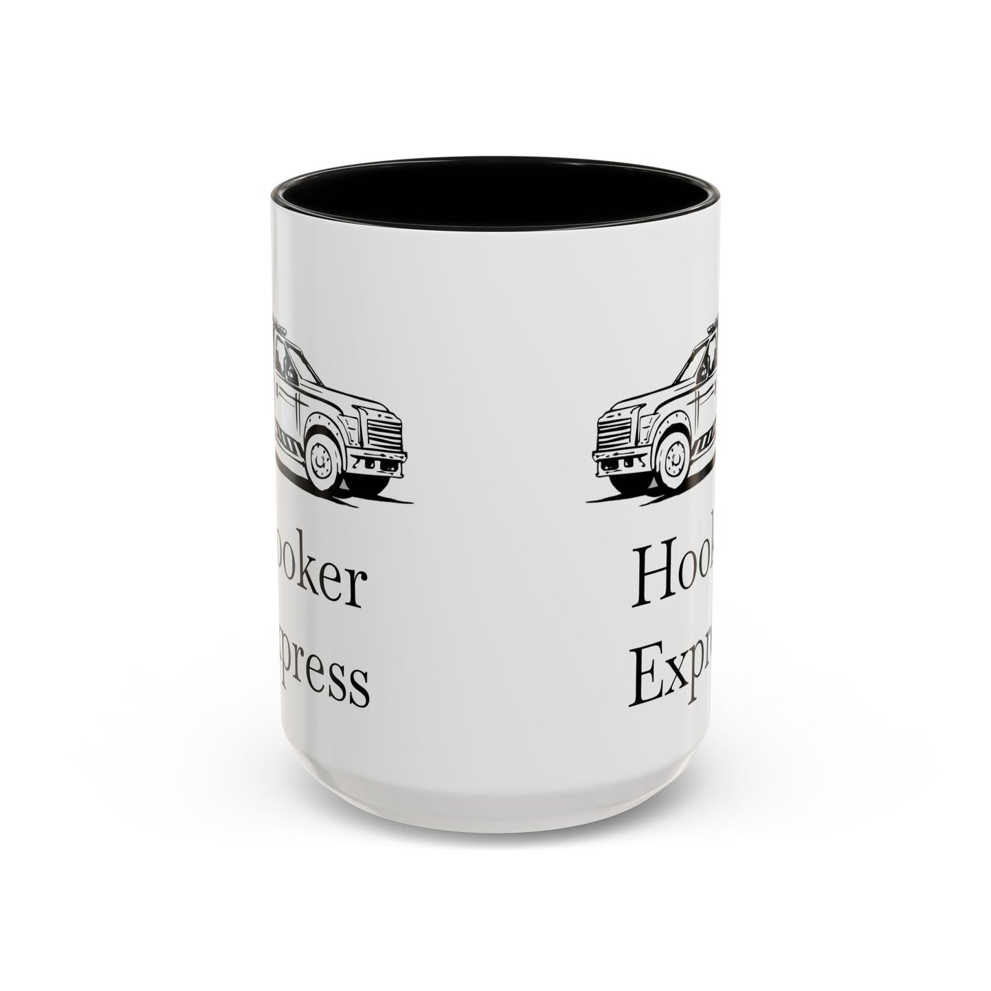H**ker Express Wheel Lift Tow Truck 2-Tone Coffee Mug