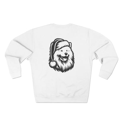 Santa Paws Samoyed Unisex Crewneck Sweatshirt
