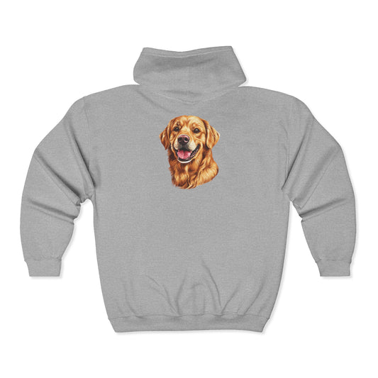 Golden Head Unisex Full Zip Hoodie
