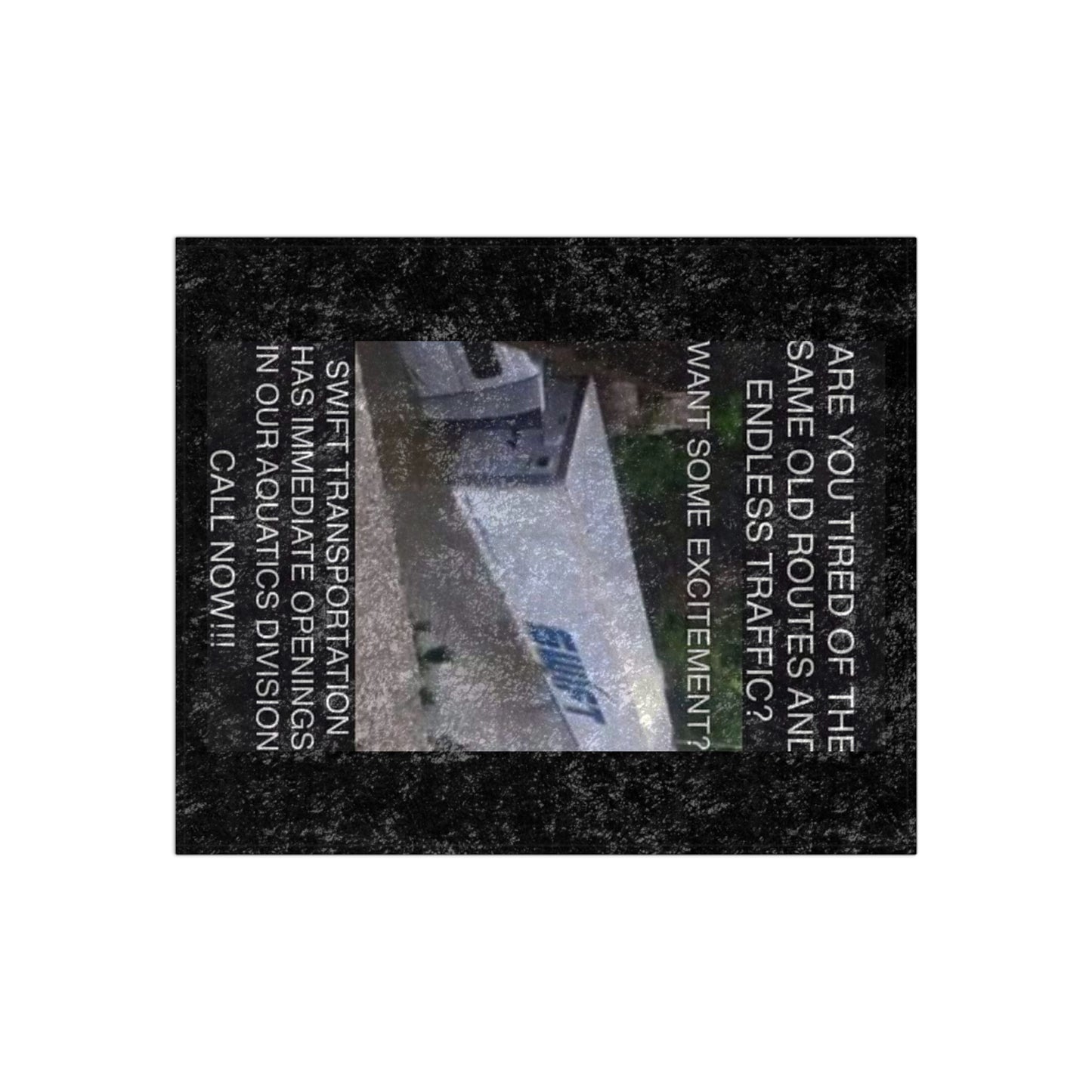 Swift Aquatics Crushed Velvet Blanket