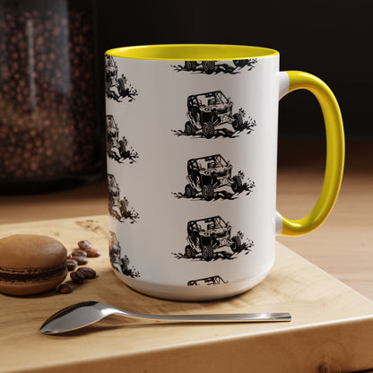 Slingin' Mud Side By Side 2-Tone Coffee Mug