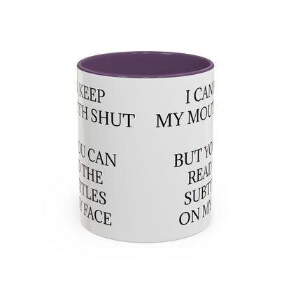 Subtitles 2-Tone Coffee Mug